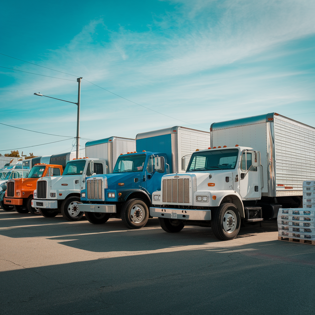 image-of-medium-duty-trucks-parked-in-an-open-field