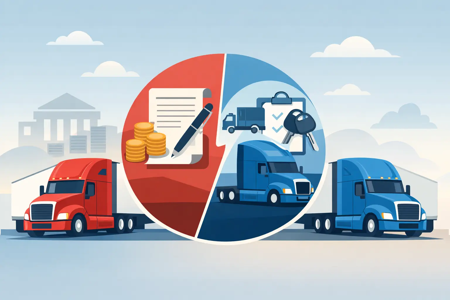 Semi Truck Loan vs Lease for Owner-Operators