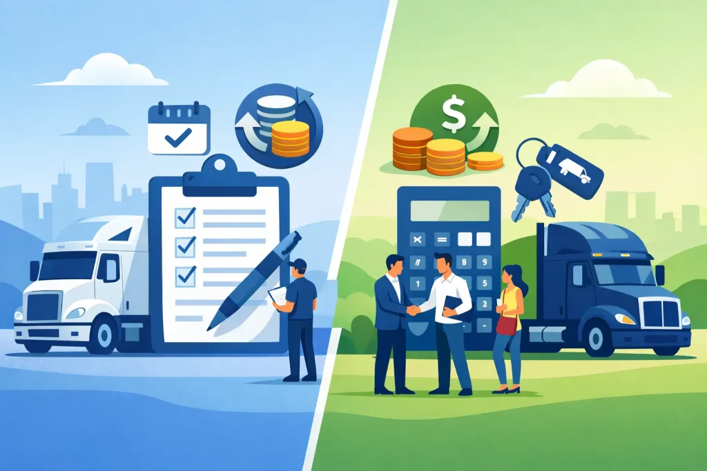 Lease vs Truck Financing for Owner-Operators