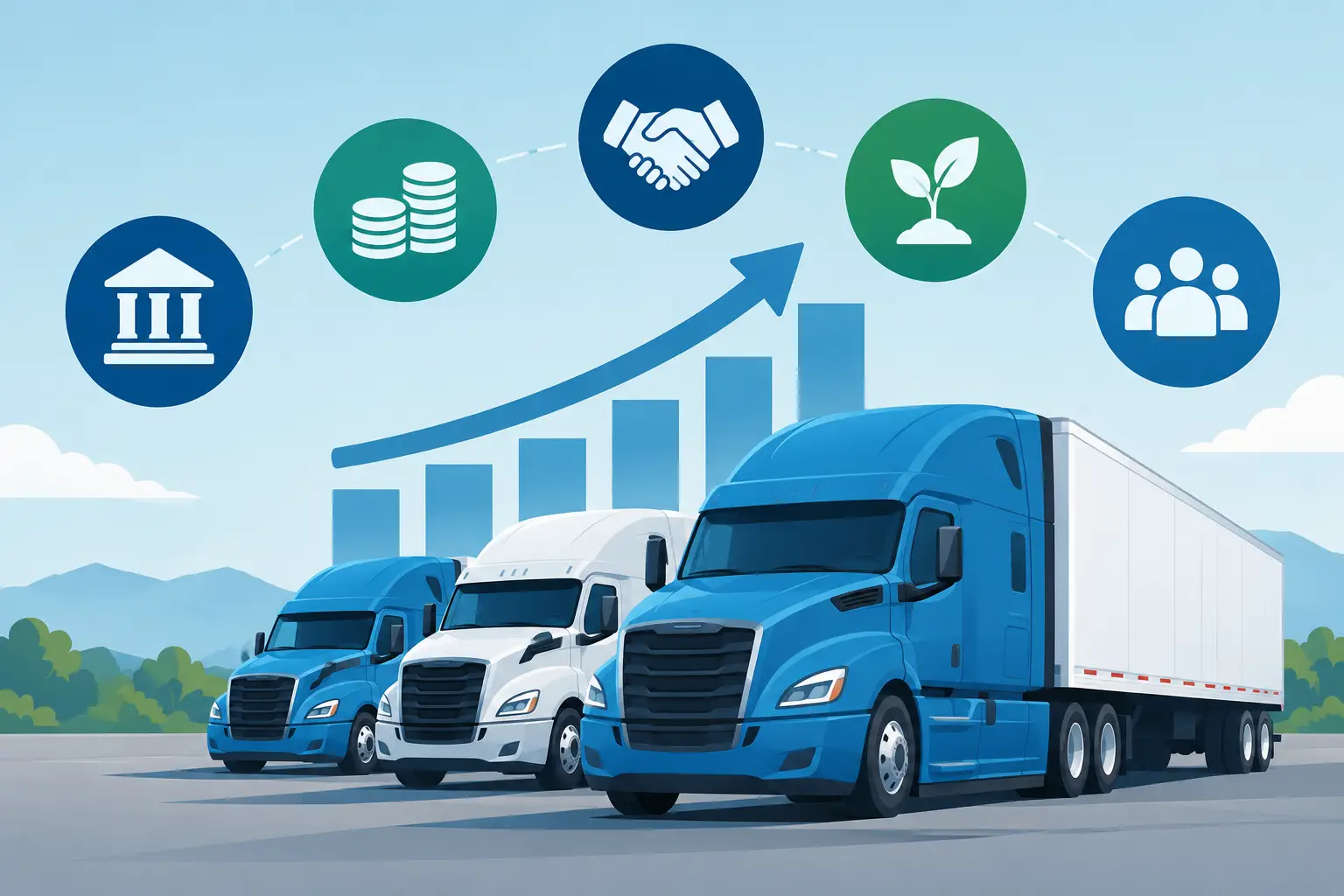 Top Fleet Growth Funding Sources for Trucking